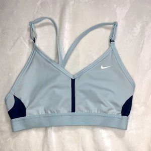 Light Blue Drifit Nike Sports Bra. Small.